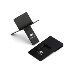 Cohiba Metal Katlanır Puro Sehpası Standı Siyah