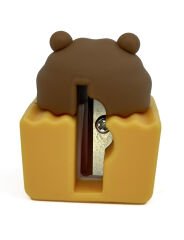 Pupu Bakery 3d Silikon Renkli Kalemtraş  Ayıcık