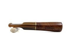 Şahin 10 mm Filtreli Toscanello-Backwoods Gül Kökü (Briar) Puro Ağızlığı - 3543