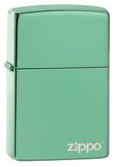 Zippo Green Parlak Çakmak Logolu