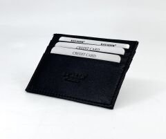 Kayader Deri Kartlık Cüzdan - Siyah