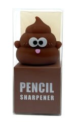 Pencil Sharpener 3d Silikon Renkli Kalemtıraş Poo Poo