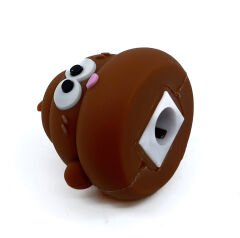 Pencil Sharpener 3d Silikon Renkli Kalemtıraş Poo Poo