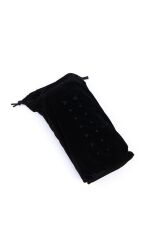 Parmida Piramit Desen Deri Puro Kılıfı 3'lü - Seyahat Humidoru Siyah