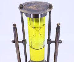 Pirinç Pusulalı Kum Saati