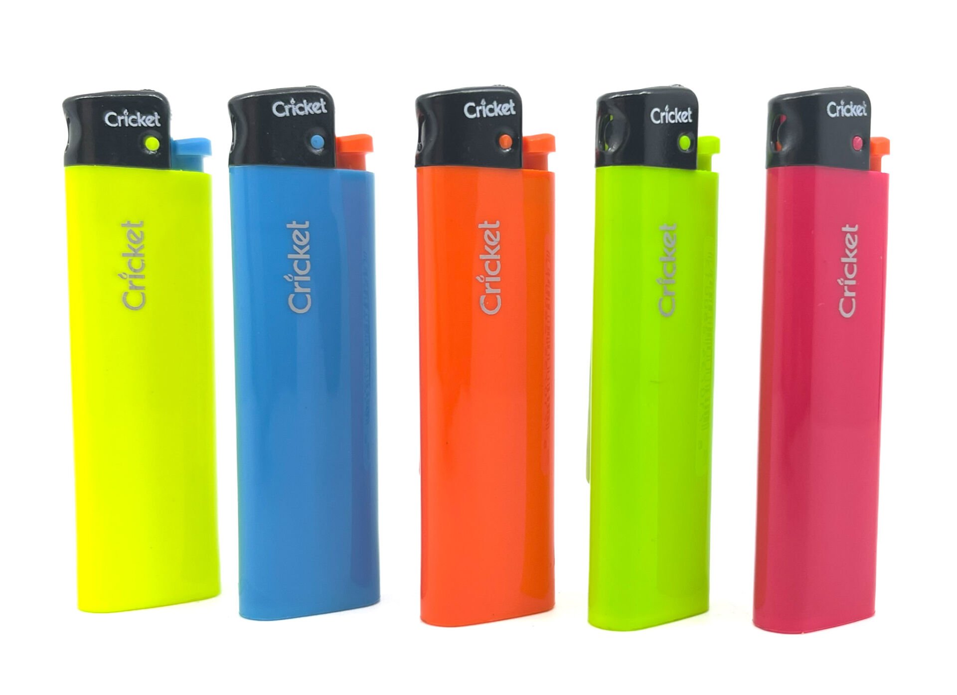 Cricket Renkli Orjinal Boy - Original Taşlı Çakmak 5'li SET