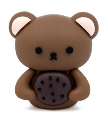 Lucky Turn  3d Silikon Renkli Kalemtıraş Ayıcık ve Pasta