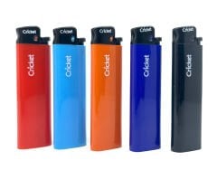 Cricket Koyu Renkli Orjinal Boy - Original Taşlı Çakmak 5'li SET