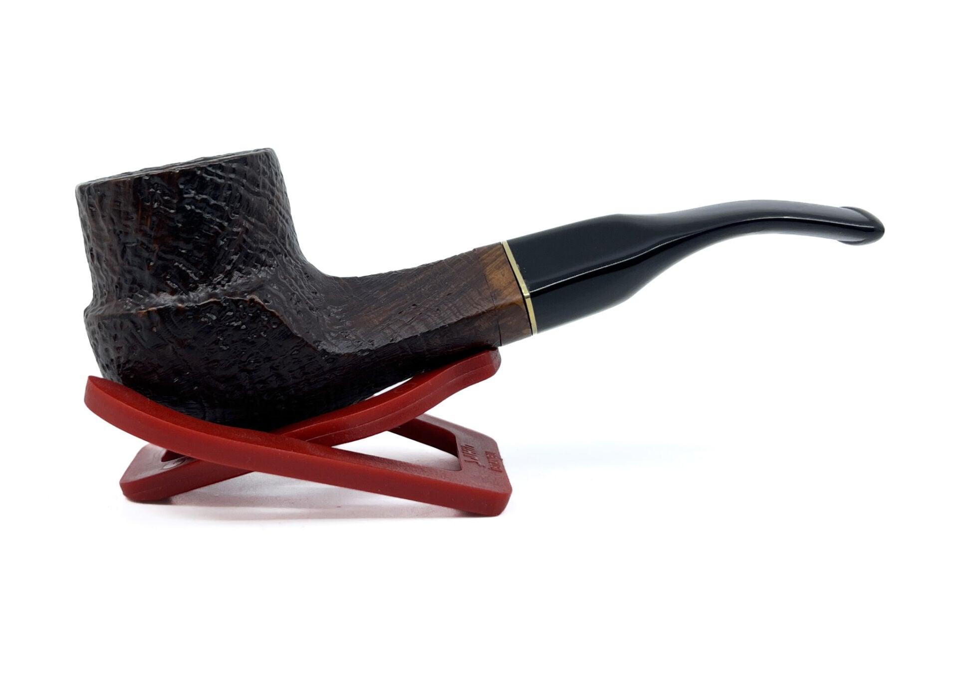 Dapper Half Bent Rhodesian Briar (Gül Kökü) 9 mm Filtreli El Yapımı Pipo - 3570