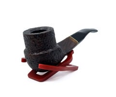 Dapper Half Bent Rhodesian Briar (Gül Kökü) 9 mm Filtreli El Yapımı Pipo - 3570