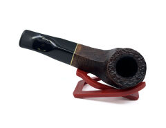 Dapper Half Bent Rhodesian Briar (Gül Kökü) 9 mm Filtreli El Yapımı Pipo - 3570