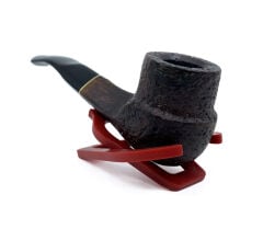 Dapper Half Bent Rhodesian Briar (Gül Kökü) 9 mm Filtreli El Yapımı Pipo - 3570