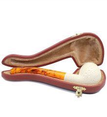 Doğal Lületaşı El Yapımı Özel Kutulu Pipo