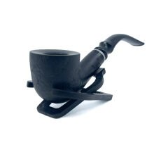 Dapper Bent Billiard Briar (Gül Kökü) 9 mm Filtreli El Yapımı Pipo - 2637