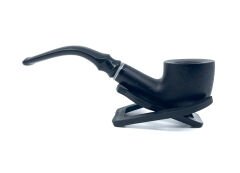 Dapper Bent Billiard Briar (Gül Kökü) 9 mm Filtreli El Yapımı Pipo - 2637