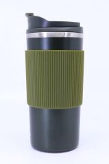 Çift Katmanlı Paslanmaz Çelik Sızdırmaz Termos Bardak 500 Ml Kupa - Yeşil