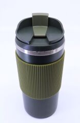 Çift Katmanlı Paslanmaz Çelik Sızdırmaz Termos Bardak 500 Ml Kupa - Yeşil