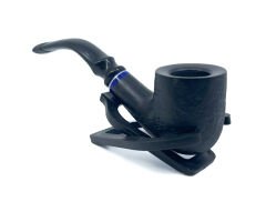 Dapper Bent Billiard Briar (Gül Kökü) 9 mm Filtreli El Yapımı Pipo - 2638