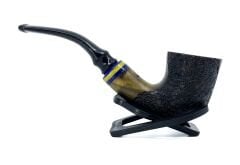 Dapper Bent Dublin Briar (Gül Kökü) 9 mm Filtreli El Yapımı Pipo - 3571