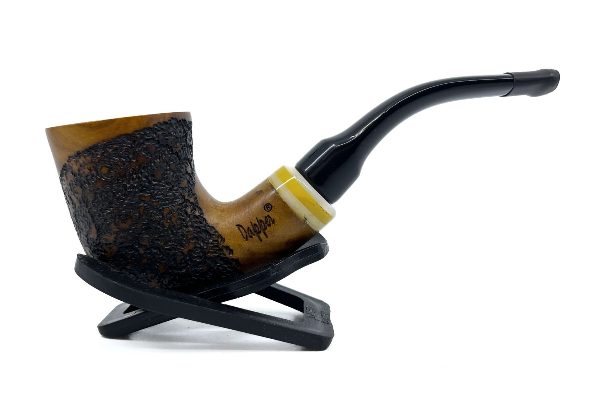 Dapper Bent Dublin Briar (Gül Kökü) 9 mm Filtreli El Yapımı Pipo - 3567