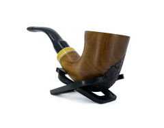 Dapper Bent Dublin Briar (Gül Kökü) 9 mm Filtreli El Yapımı Pipo - 3567