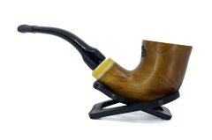 Dapper Bent Dublin Briar (Gül Kökü) 9 mm Filtreli El Yapımı Pipo - 3567