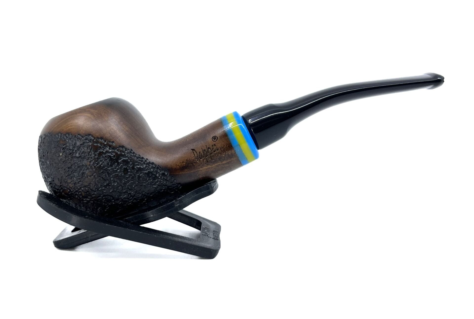 Dapper Bent Apple Briar (Gül Kökü) 9 mm Filtreli El Yapımı Pipo - 3569