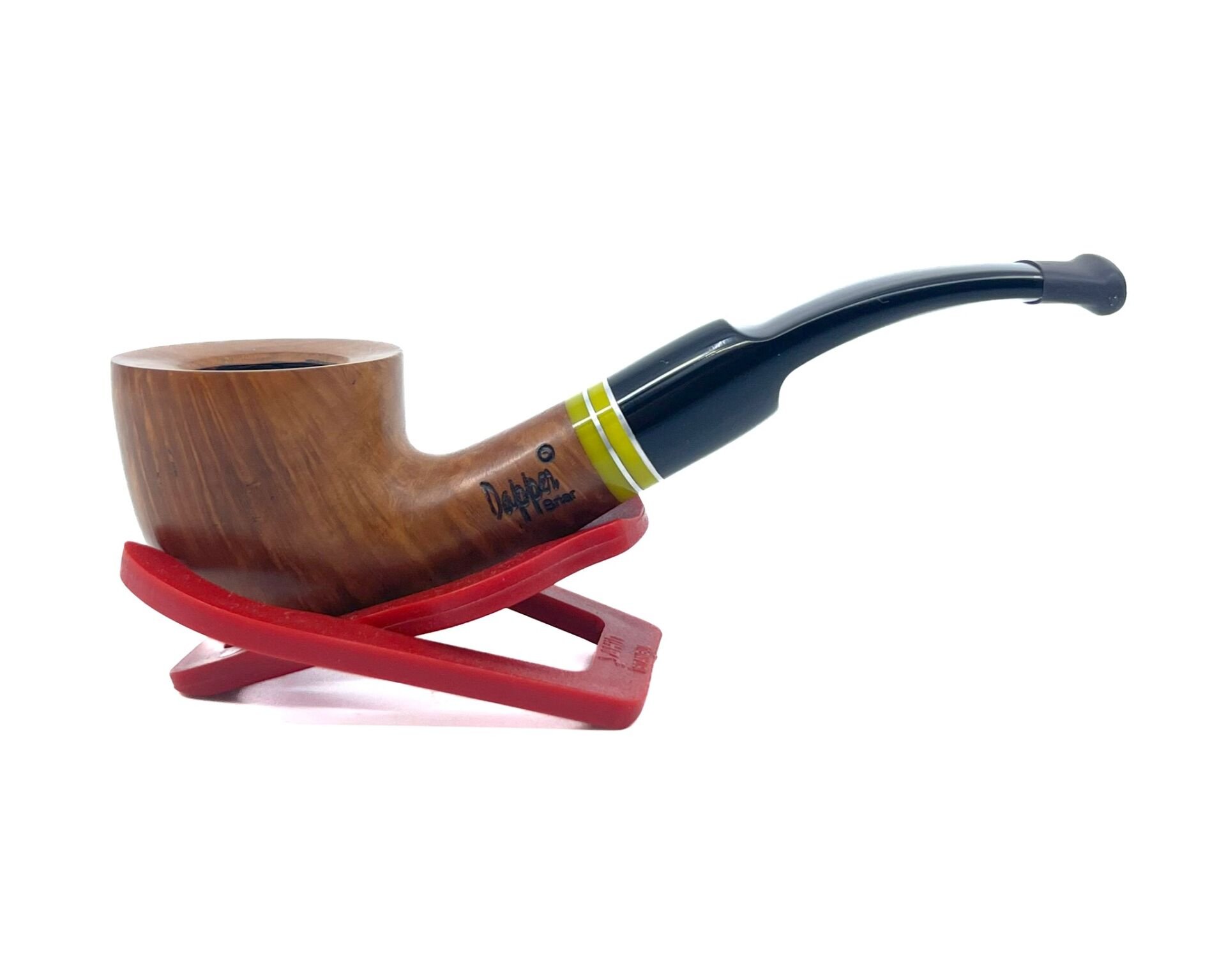 Dapper Half Bent Dublin Briar (Gül Kökü) 9 mm Filtreli El Yapımı Pipo - 2636