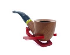 Dapper Half Bent Dublin Briar (Gül Kökü) 9 mm Filtreli El Yapımı Pipo - 2636