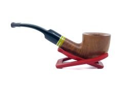 Dapper Half Bent Dublin Briar (Gül Kökü) 9 mm Filtreli El Yapımı Pipo - 2636