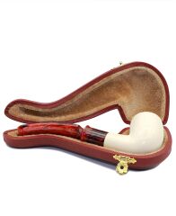 Doğal Lületaşı El Yapımı Özel Kutulu Pipo