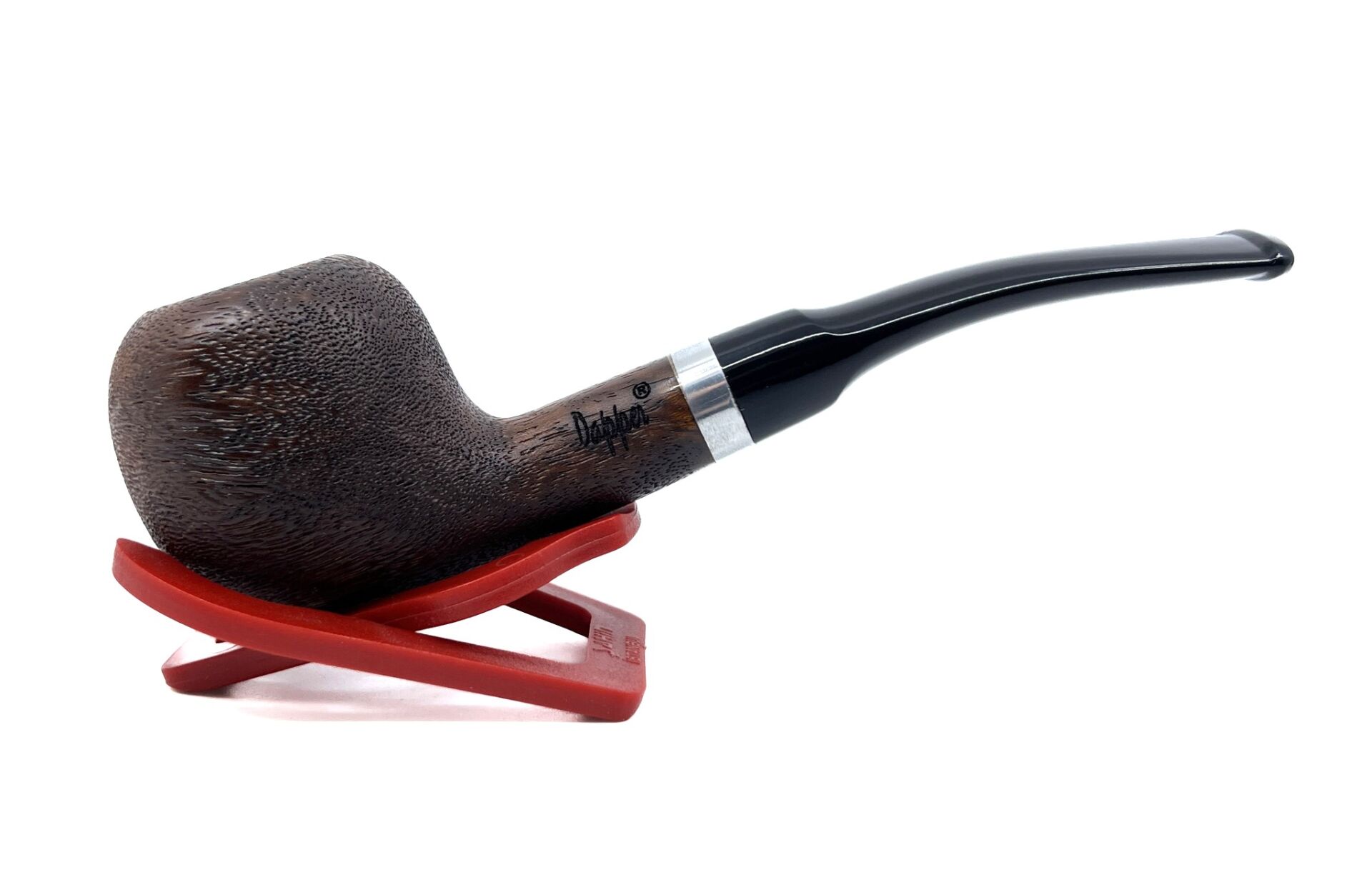 Dapper Bent Apple Briar (Gül Kökü) 9 mm Filtreli El Yapımı Pipo - 3572