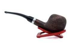 Dapper Bent Apple Briar (Gül Kökü) 9 mm Filtreli El Yapımı Pipo - 3572