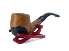 Dapper Bent Apple Briar (Gül Kökü) 9 mm Filtreli El Yapımı Pipo - 2643