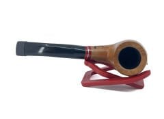 Dapper Bent Apple Briar (Gül Kökü) 9 mm Filtreli El Yapımı Pipo - 2643