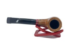 Dapper Bent Apple Briar (Gül Kökü) 9 mm Filtreli El Yapımı Pipo - 2643