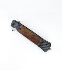 Browning Karbon Desen Ahşap Kabze Katlanır Çakı