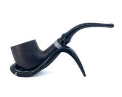 Dapper Bent Billiard Briar (Gül Kökü) 9 mm Filtreli El Yapımı Pipo - 2642