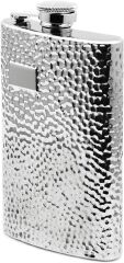 Hammered Golf Desenli Hip Flask Cep Matarası - Paslanmaz Çelik 8 OZ (237ml)