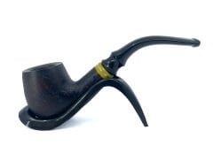 Dapper Bent Apple Briar (Gül Kökü) 9 mm Filtreli El Yapımı Pipo - 2641
