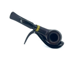 Dapper Bent Apple Briar (Gül Kökü) 9 mm Filtreli El Yapımı Pipo - 2641