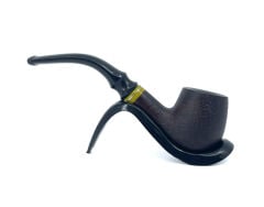 Dapper Bent Apple Briar (Gül Kökü) 9 mm Filtreli El Yapımı Pipo - 2641
