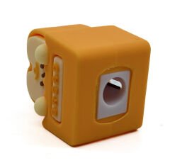 Pupu Bakery 3d Silikon Renkli Kalemtraş Uzun Kulak