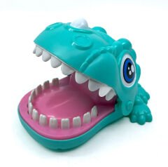 Sevimli Hayvan Dişçisi - Finger Biting Adventure - Turkuaz Dinozor