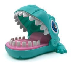 Sevimli Hayvan Dişçisi - Finger Biting Adventure - Turkuaz Dinozor