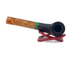 Dapper Billiard Briar (Gül Kökü) 9 mm Filtreli El Yapımı Pipo - 2639