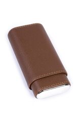 Parmida Puro Kılıfı/Seyahat Humidoru - Kahverengi