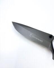 Browning Kahverengi Ahşap Kabze Katlanır Çakı - Füme