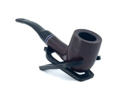 Dapper Half Bent Billiard Briar (Gül Kökü) 9 mm Filtreli El Yapımı Pipo - 2645