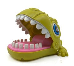 Sevimli Hayvan Dişçisi - Finger Biting Adventure - Yeşil Dinozor